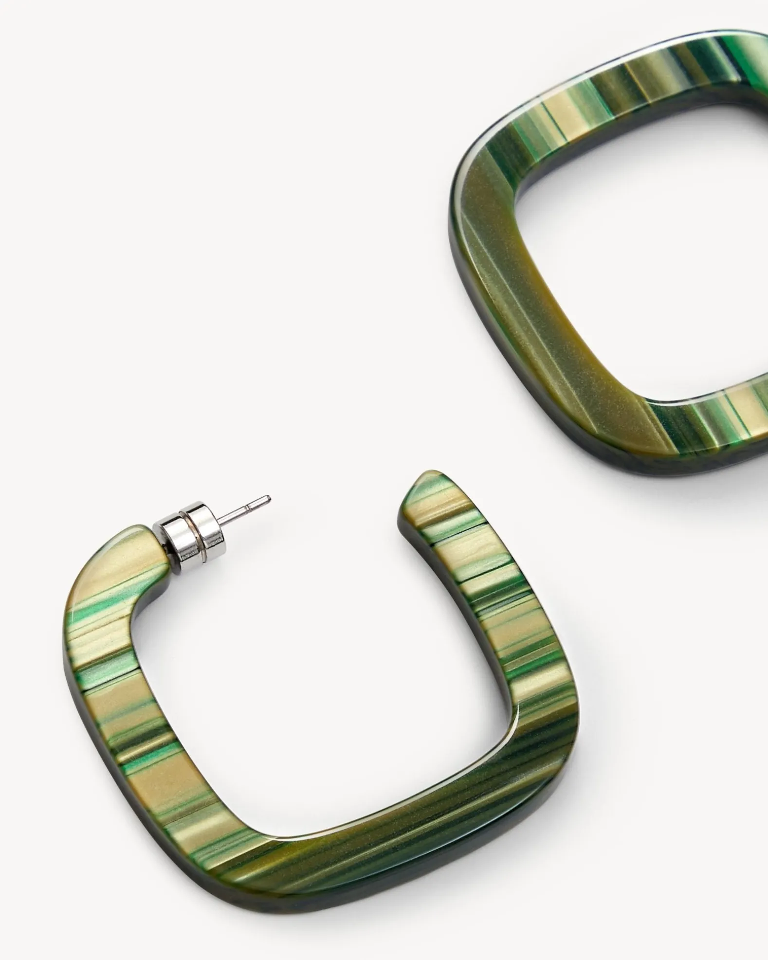 Midi Square Hoops