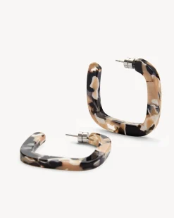 Midi Square Hoops