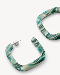 Midi Square Hoops