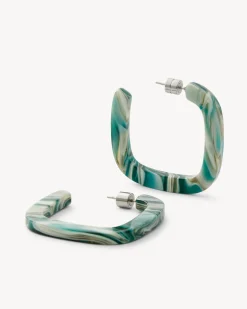 Midi Square Hoops