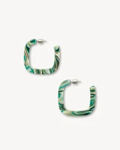Midi Square Hoops