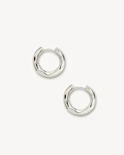 Petite Wavy Hoops