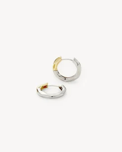 Petite Wavy Hoops