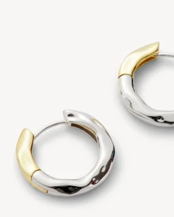 Petite Wavy Hoops