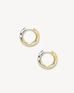 Petite Wavy Hoops