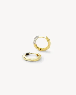 Petite Wavy Hoops